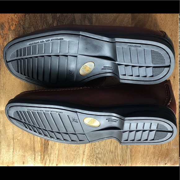 SOLD! // Martin Dingman Leather Slip-On Loafers 530073 10 M NOS - Picture 7 of 16